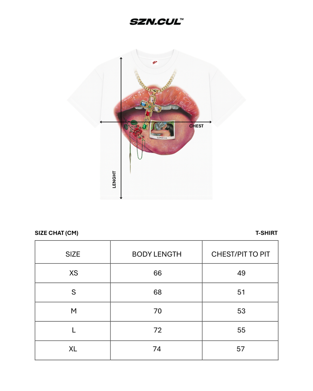 Forbidden Kiss Tee – SZN CUL