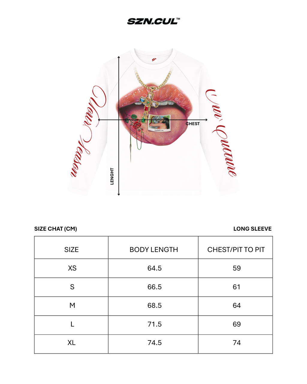 Forbidden Kiss Long Sleeve Tee – SZN CUL