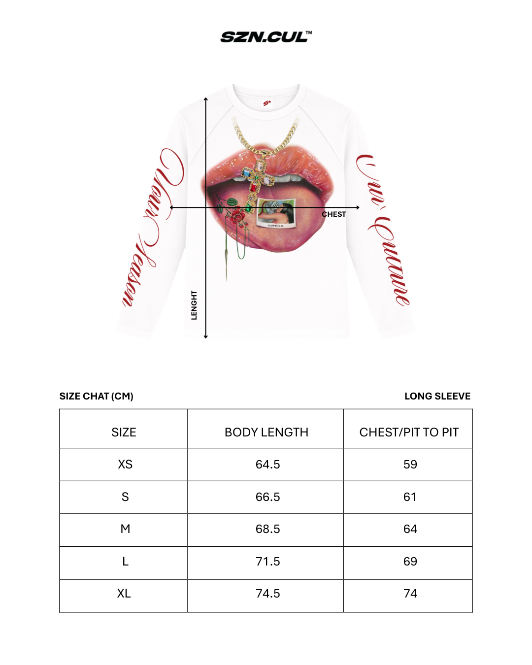 Forbidden Kiss Long Sleeve Tee – SZN CUL